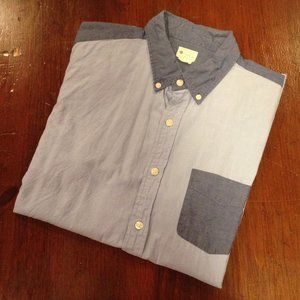 J. Crew Patch-Work Dress Shirt